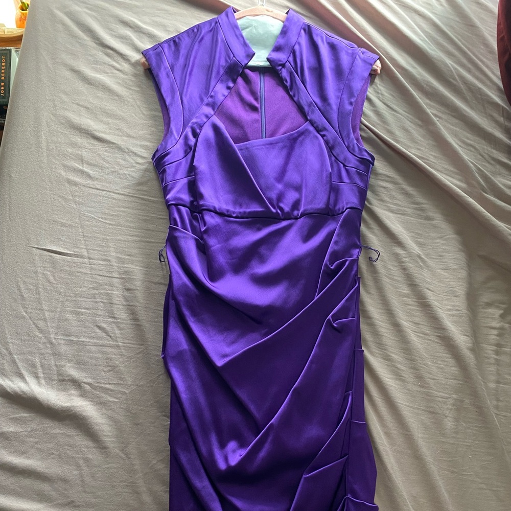 Le Chateau Purple Cocktail Dress